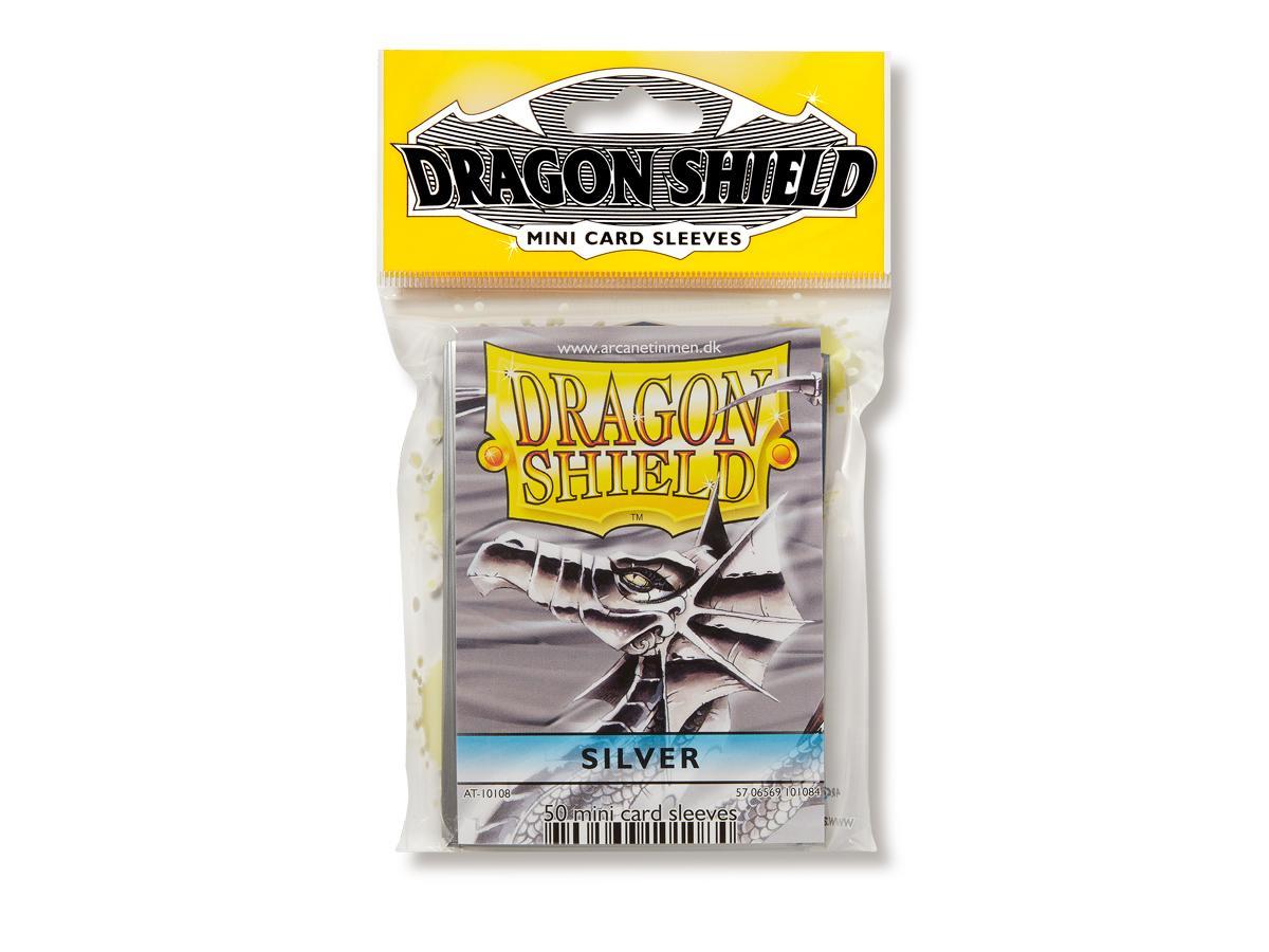 Dragon Shield Classic (Mini) Sleeve - Silver ‘Mirage’ 50ct | Gauntlet Hobbies - Angola