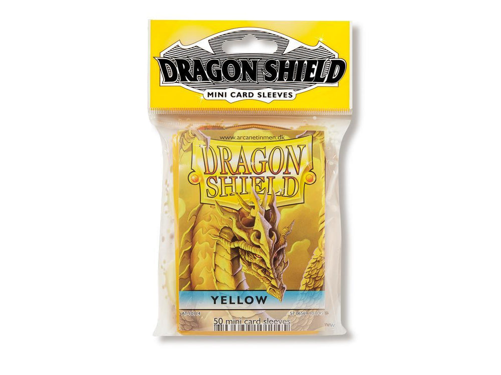 Dragon Shield Classic (Mini) Sleeve - Yellow ‘Corona’ 50ct