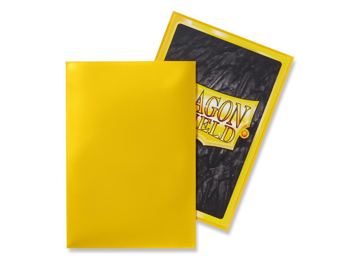 Dragon Shield Classic (Mini) Sleeve - Yellow ‘Corona’ 50ct | Gauntlet Hobbies - Angola