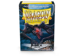 Dragon Shield Matte Sleeve - Black ‘Rhipodon’ 100ct | Gauntlet Hobbies - Angola