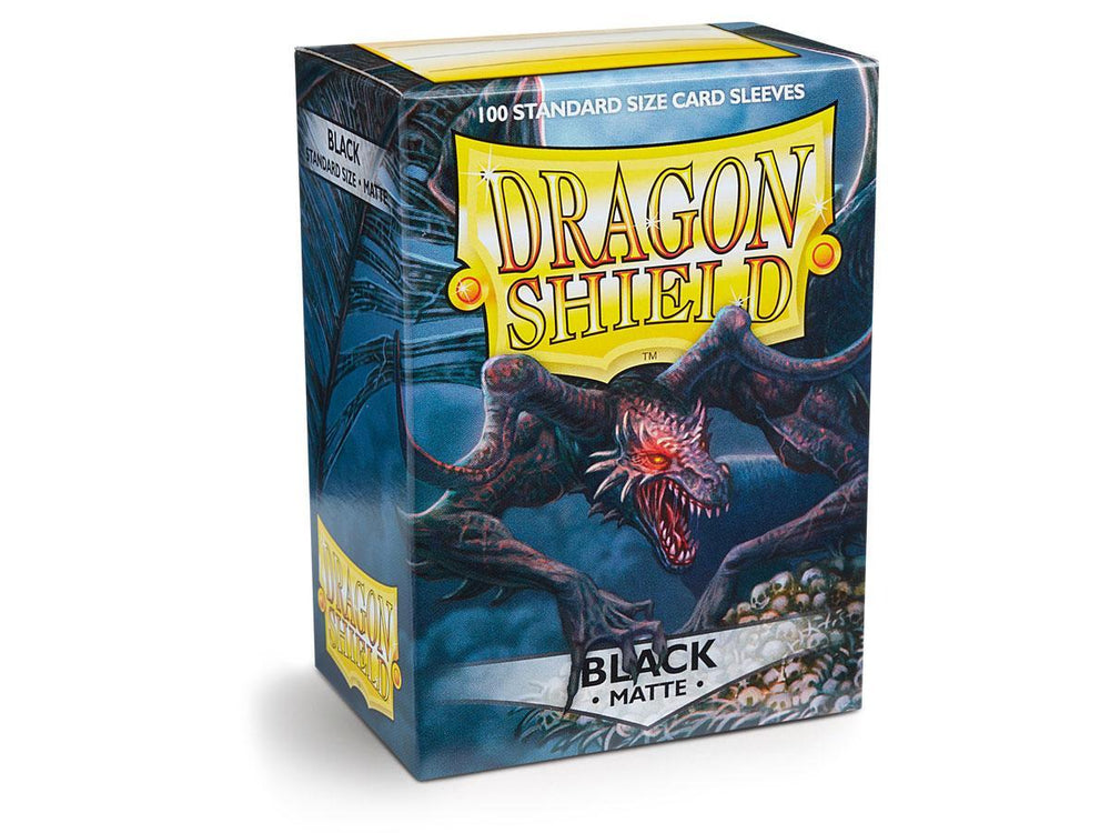 Dragon Shield Matte Sleeve - Black ‘Rhipodon’ 100ct