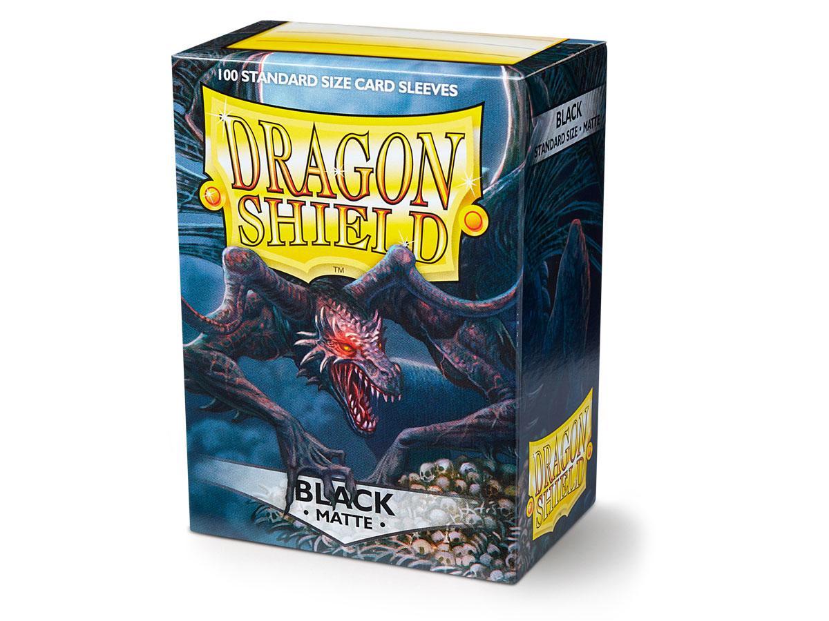 Dragon Shield Matte Sleeve - Black ‘Rhipodon’ 100ct | Gauntlet Hobbies - Angola