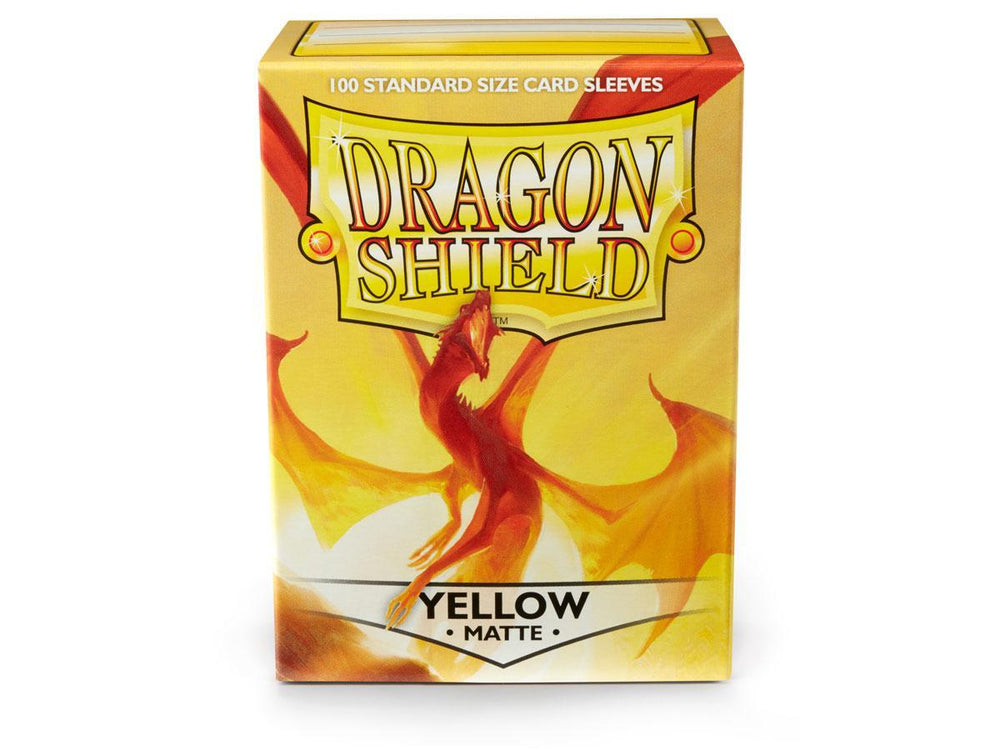 Dragon Shield Matte Sleeve - Yellow ‘Elichaphaz’ 100ct