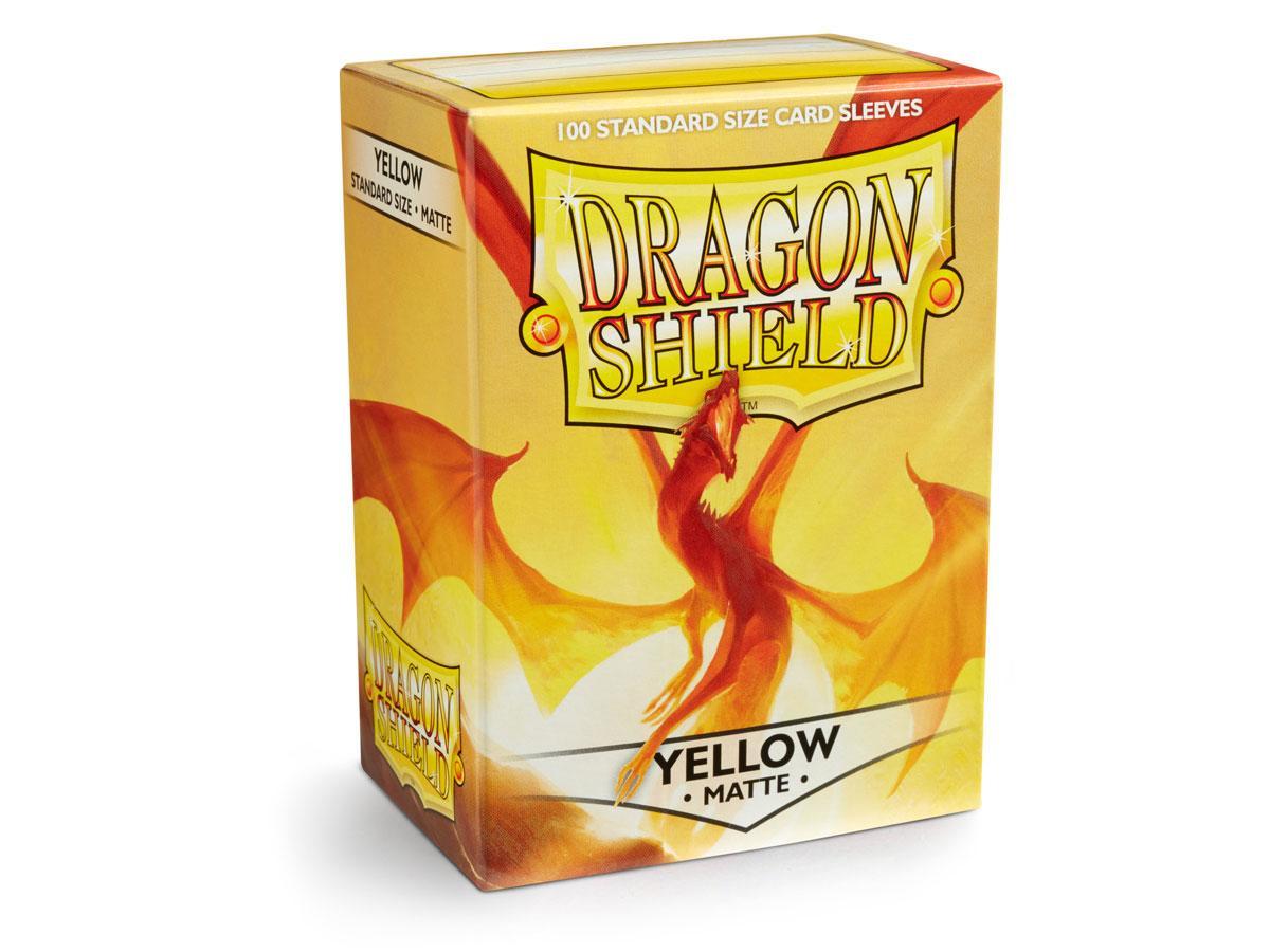 Dragon Shield Matte Sleeve - Yellow ‘Elichaphaz’ 100ct | Gauntlet Hobbies - Angola