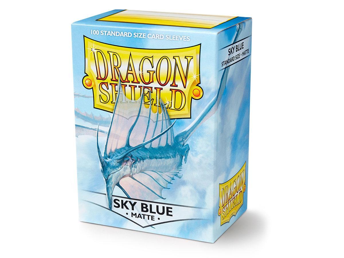 Dragon Shield Matte Sleeve - Sky Blue ‘Strata’ 100ct | Gauntlet Hobbies - Angola