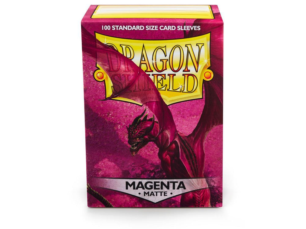 Dragon Shield Matte Sleeve - Magenta ‘Fuchsin’ 100ct