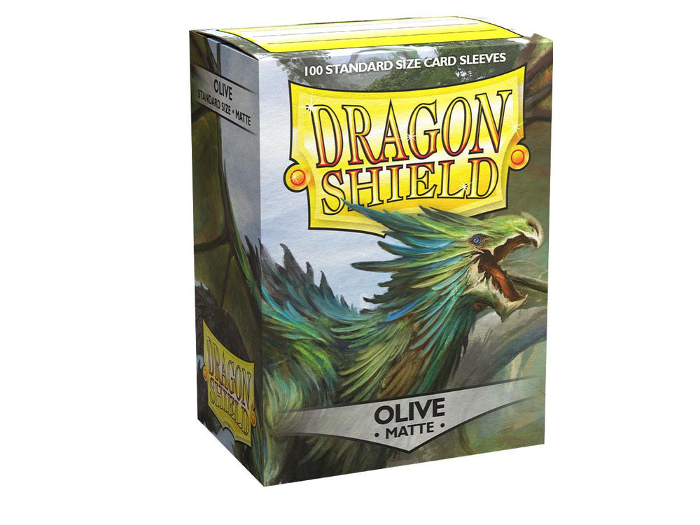 Dragon Shield Matte Sleeve - Olive ‘Lavom’ 100ct