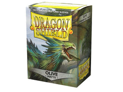 Dragon Shield Matte Sleeve - Olive ‘Lavom’ 100ct