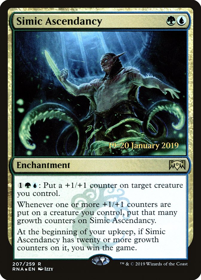 Simic Ascendancy [Ravnica Allegiance Prerelease Promos] | Gauntlet Hobbies - Angola