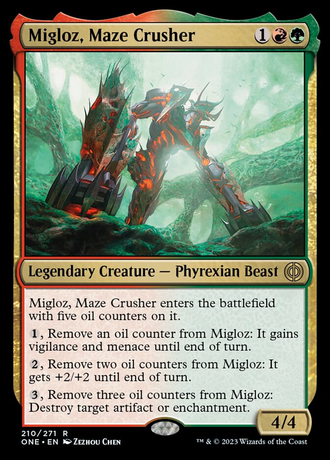 Migloz, Maze Crusher [Phyrexia: All Will Be One] | Gauntlet Hobbies - Angola