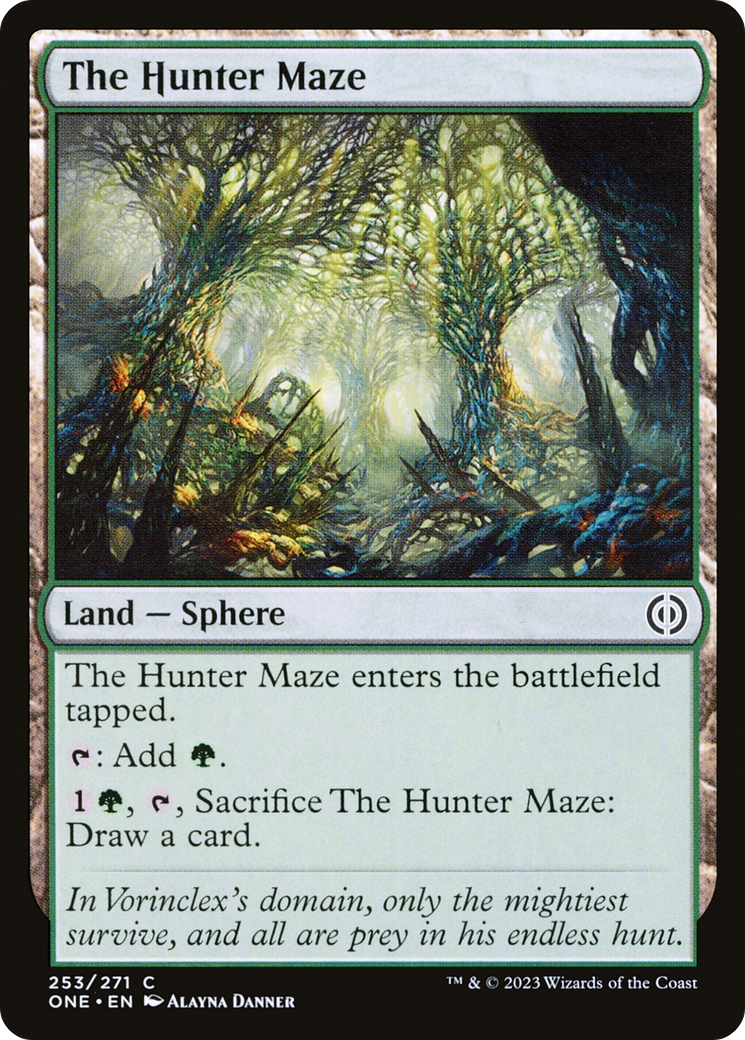 The Hunter Maze [Phyrexia: All Will Be One] | Gauntlet Hobbies - Angola
