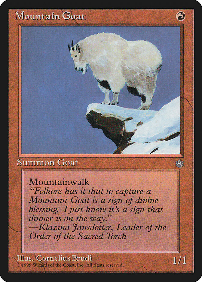 Mountain Goat [Ice Age] | Gauntlet Hobbies - Angola