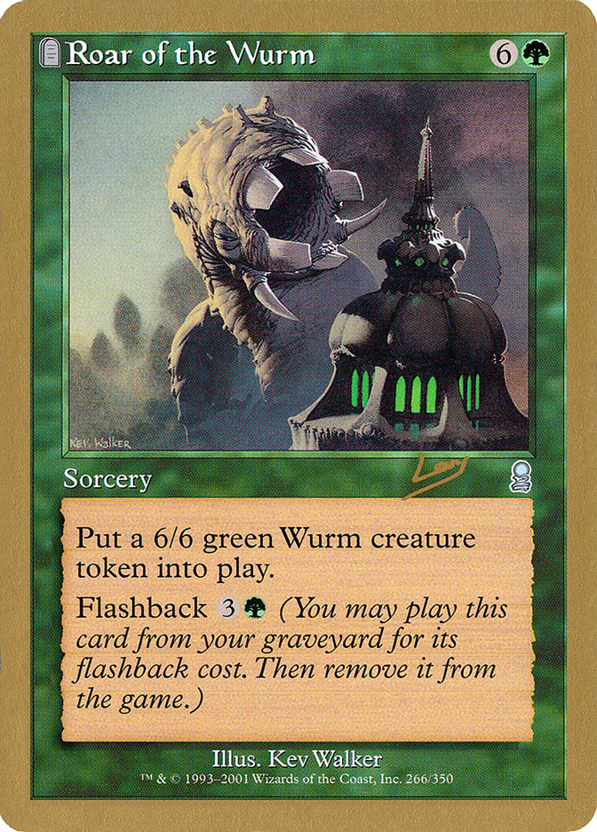 Roar of the Wurm (Raphael Levy) [World Championship Decks 2002] | Gauntlet Hobbies - Angola