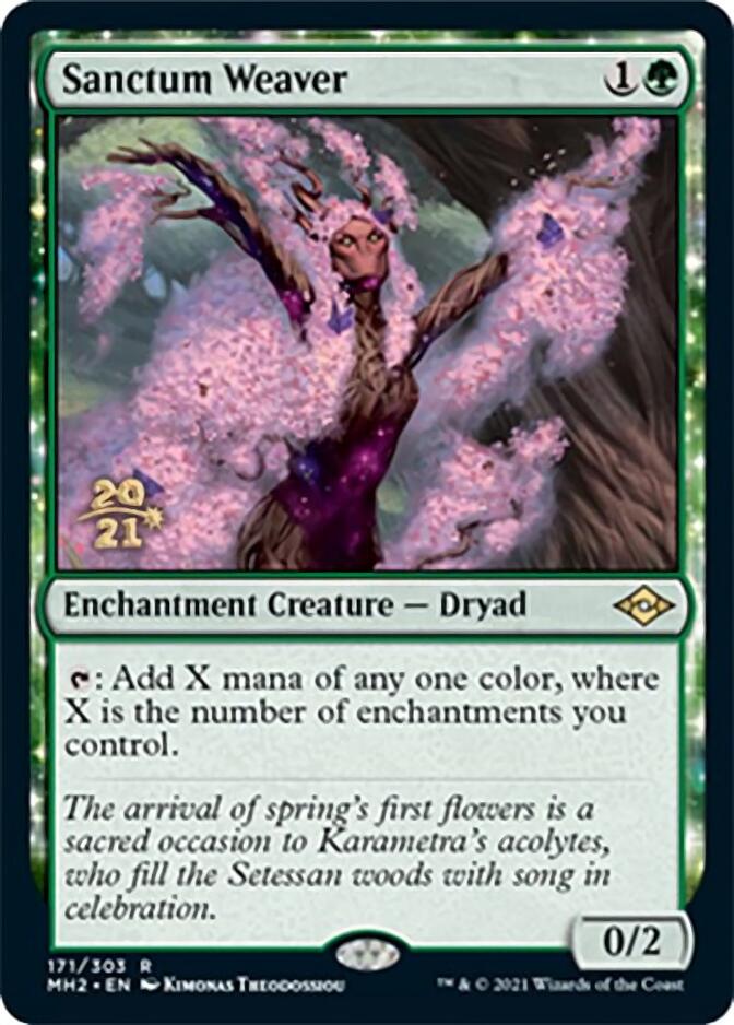 Sanctum Weaver [Modern Horizons 2 Prerelease Promos] | Gauntlet Hobbies - Angola