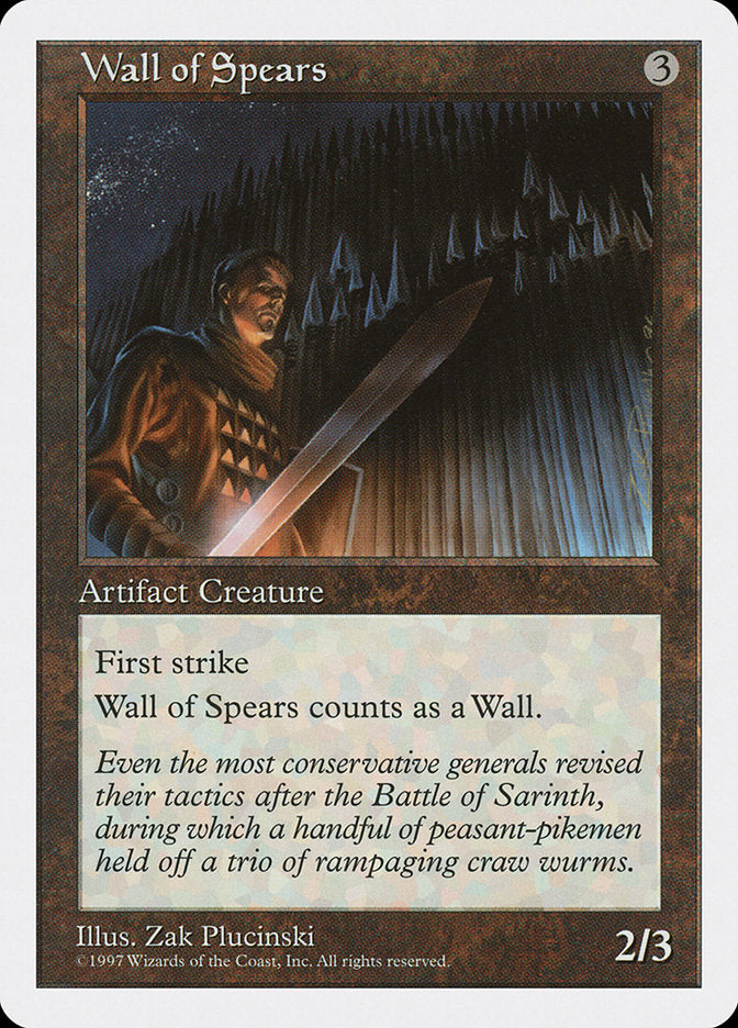 Wall of Spears [Fifth Edition] | Gauntlet Hobbies - Angola