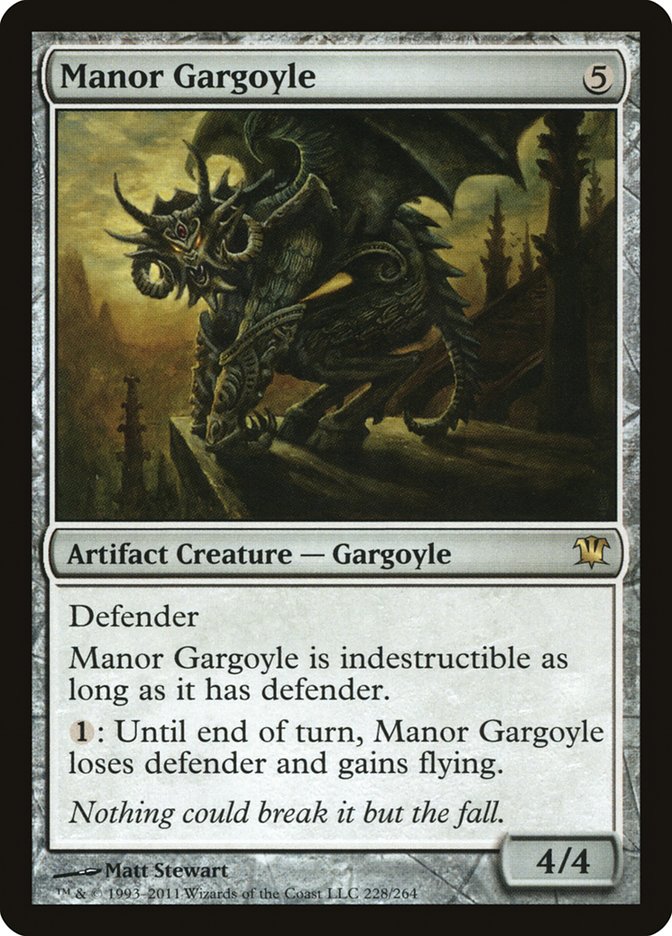 Manor Gargoyle [Innistrad] | Gauntlet Hobbies - Angola