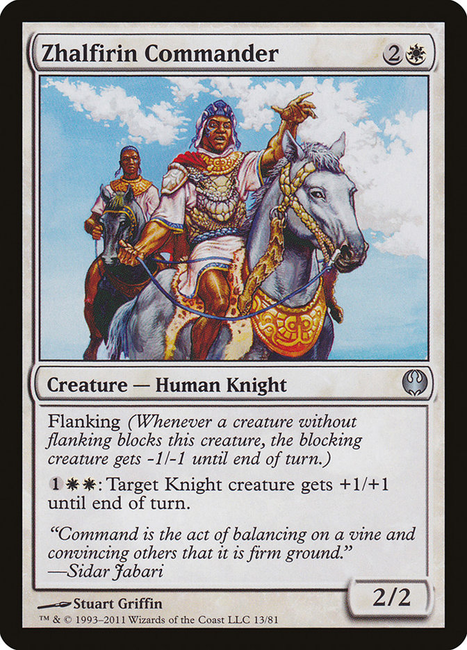 Zhalfirin Commander [Duel Decks: Knights vs. Dragons] | Gauntlet Hobbies - Angola