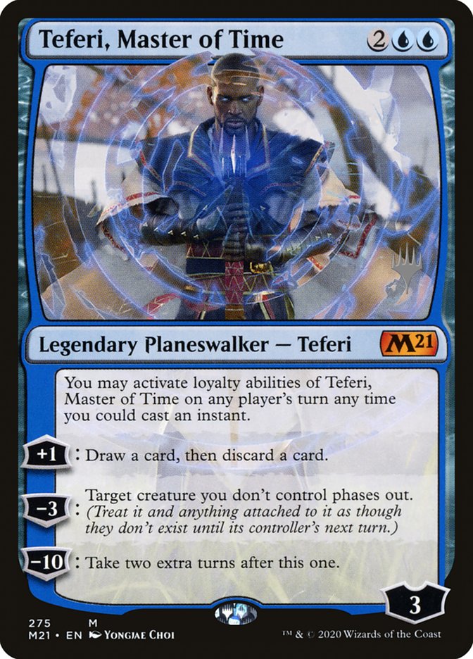 Teferi, Master of Time (Promo Pack) (275) [Core Set 2021 Promos] | Gauntlet Hobbies - Angola