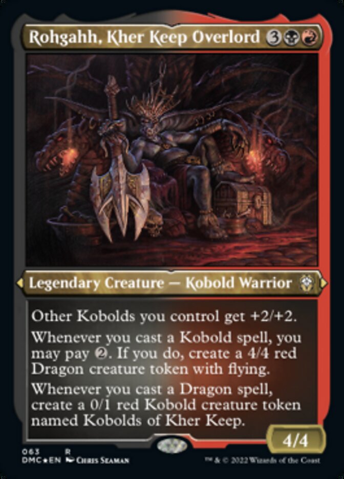 Rohgahh, Kher Keep Overlord (Foil Etched) [Dominaria United Commander] | Gauntlet Hobbies - Angola