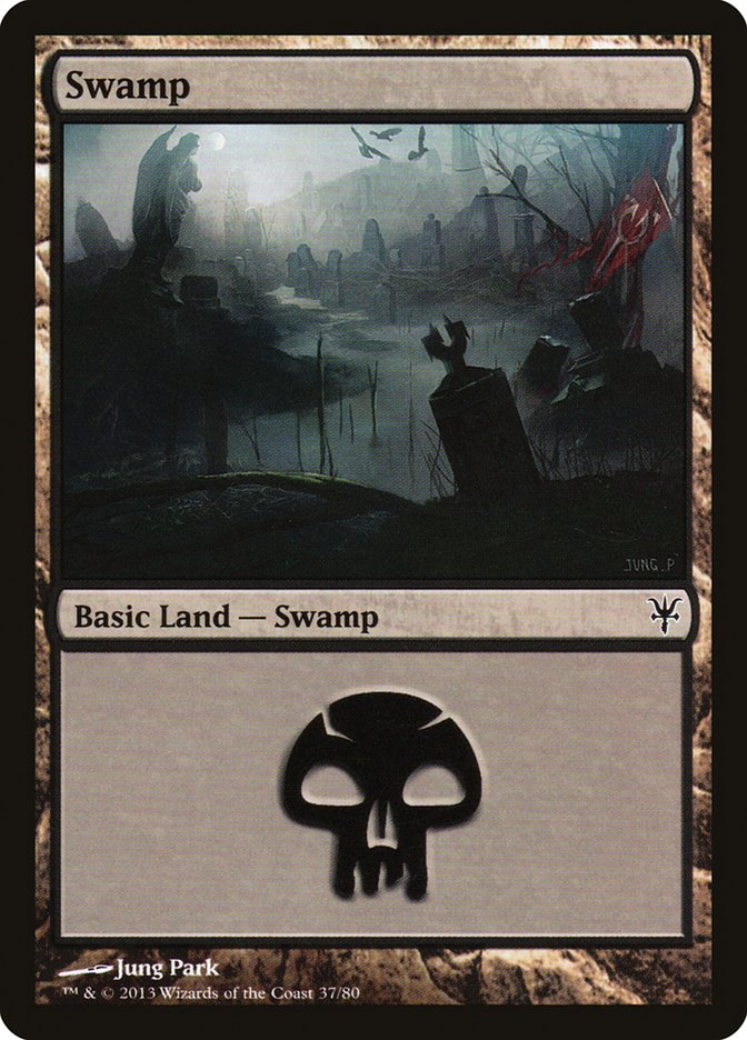 Swamp (37) [Duel Decks: Sorin vs. Tibalt] | Gauntlet Hobbies - Angola