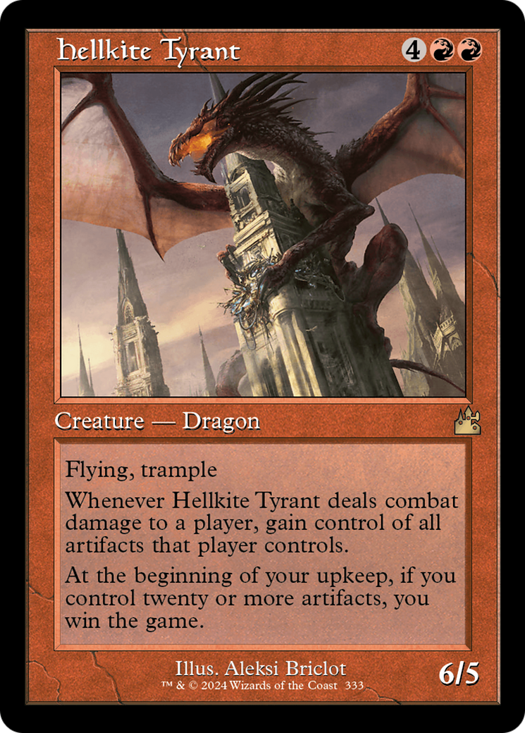 Hellkite Tyrant (Retro Frame) [Ravnica Remastered] | Gauntlet Hobbies - Angola