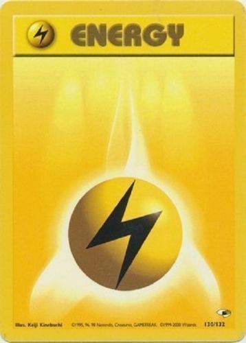 Lightning Energy (130/132) [Gym Heroes Unlimited] | Gauntlet Hobbies - Angola