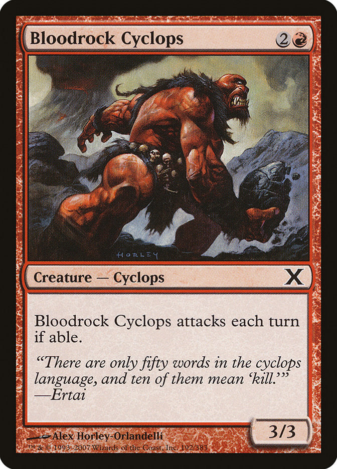 Bloodrock Cyclops [Tenth Edition] | Gauntlet Hobbies - Angola