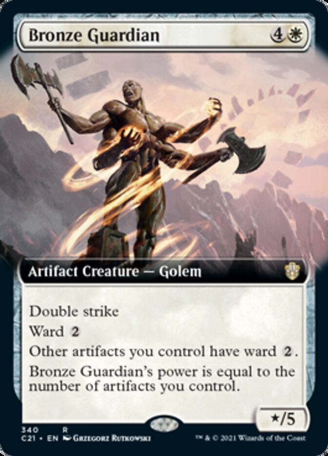 Bronze Guardian (Extended) [Commander 2021] | Gauntlet Hobbies - Angola