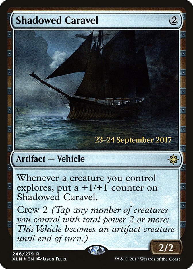 Shadowed Caravel [Ixalan Prerelease Promos] | Gauntlet Hobbies - Angola