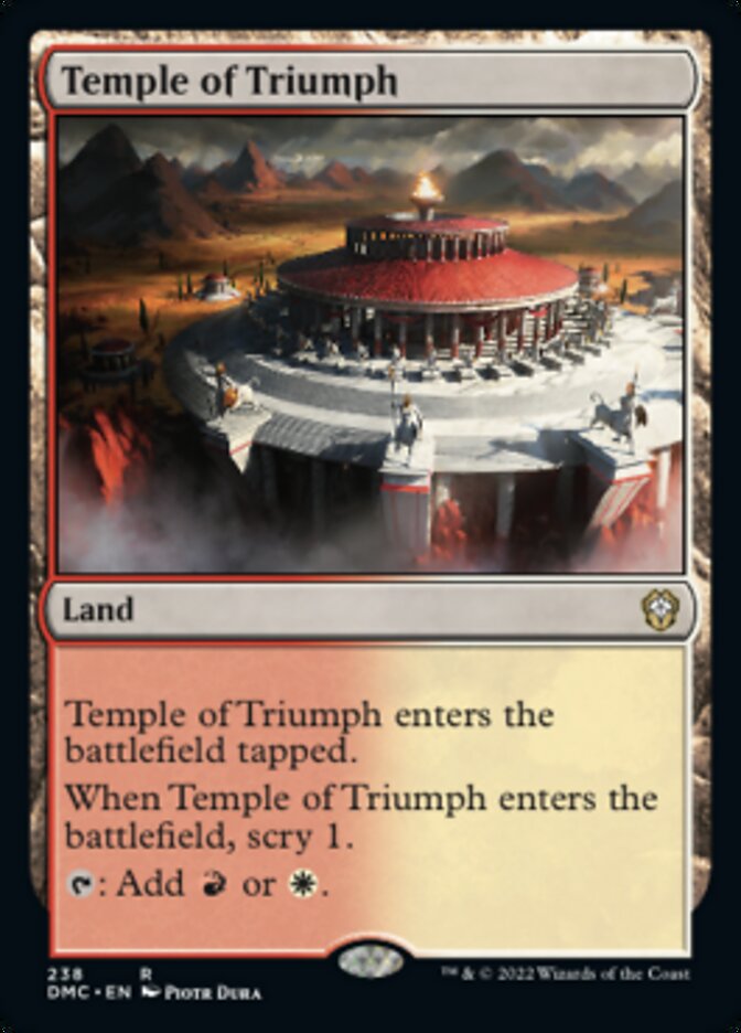 Temple of Triumph [Dominaria United Commander] | Gauntlet Hobbies - Angola