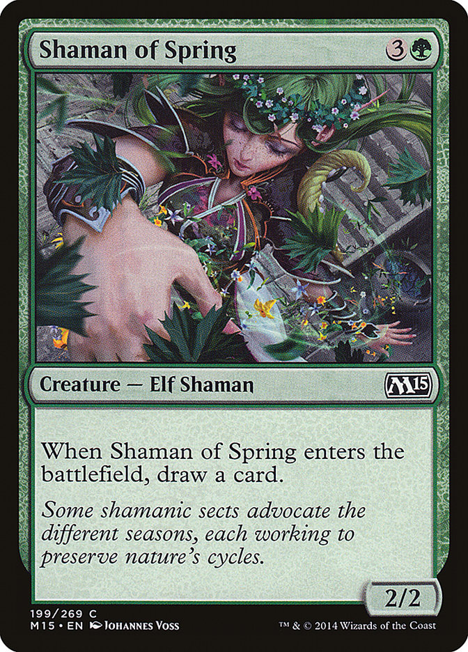 Shaman of Spring [Magic 2015] | Gauntlet Hobbies - Angola