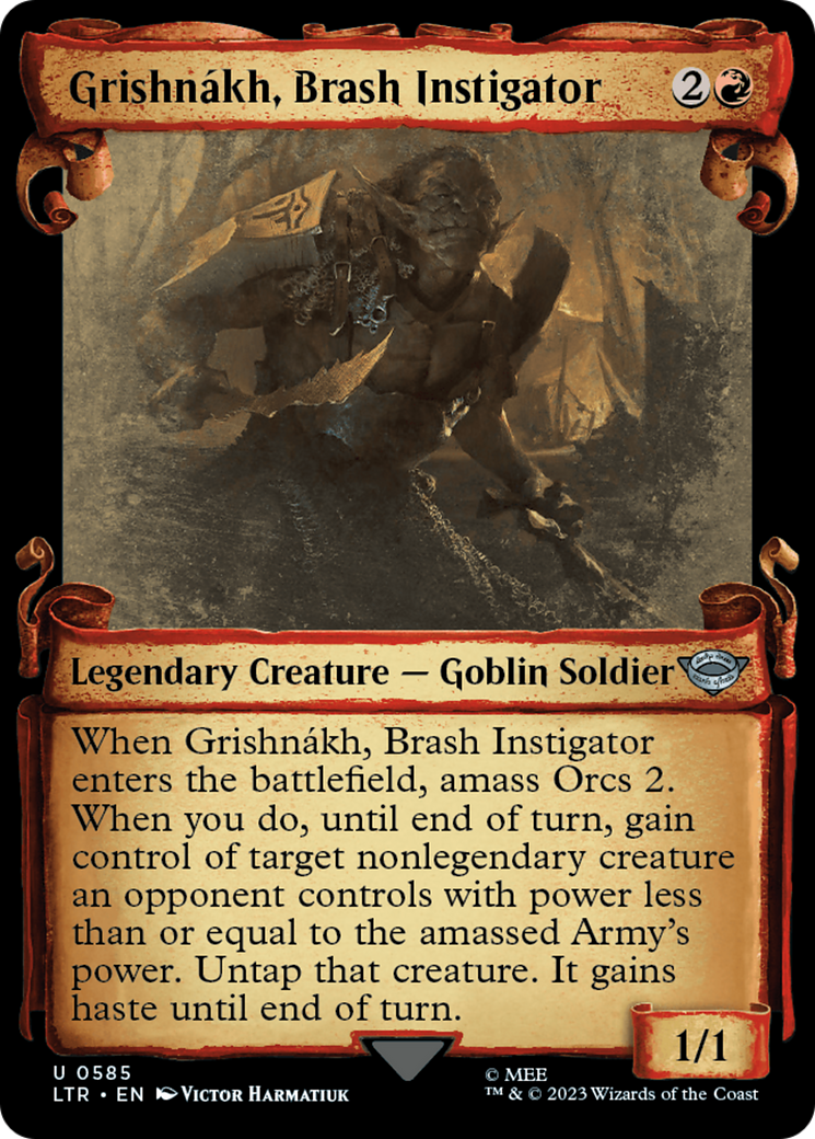 Grishnakh, Brash Instigator [The Lord of the Rings: Tales of Middle-Earth Showcase Scrolls] | Gauntlet Hobbies - Angola