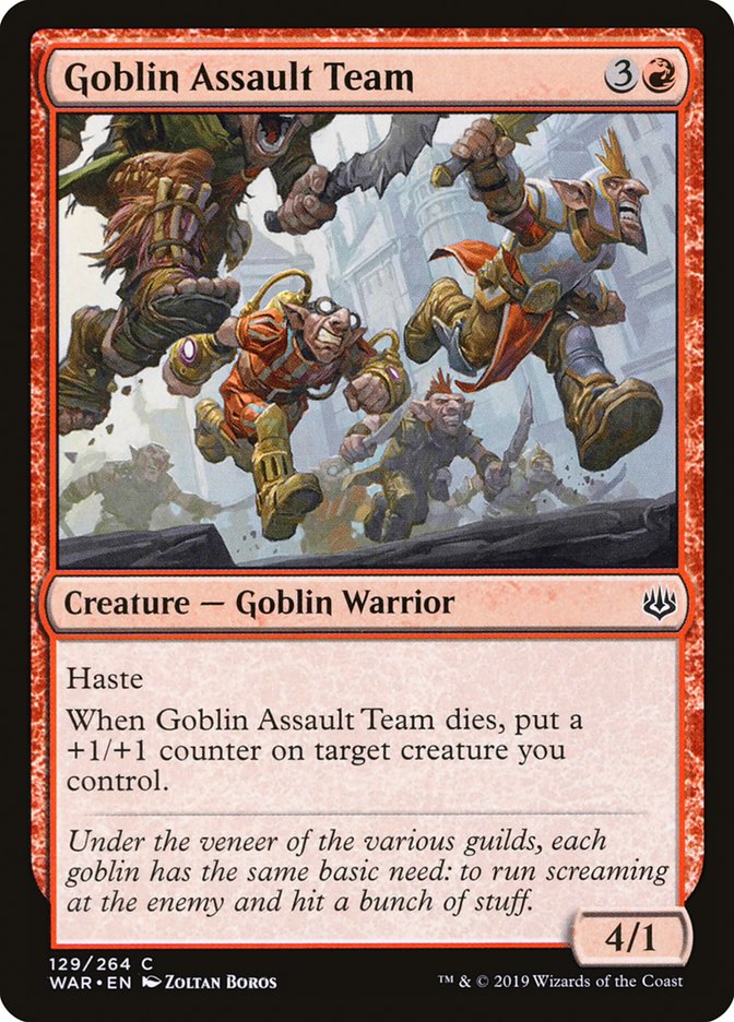 Goblin Assault Team [War of the Spark] | Gauntlet Hobbies - Angola