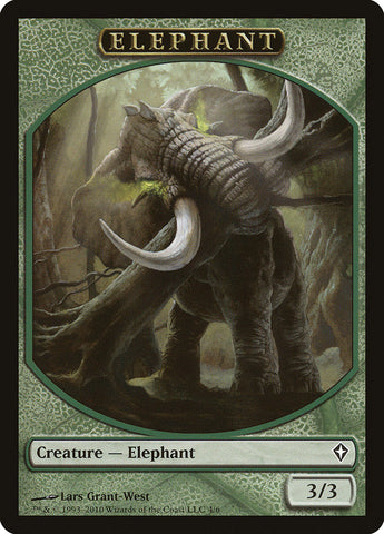 Elephant Token [Worldwake Tokens]