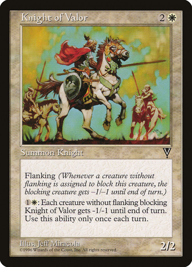 Knight of Valor [Visions] | Gauntlet Hobbies - Angola