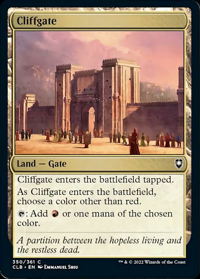 Cliffgate [Commander Legends: Battle for Baldur's Gate] | Gauntlet Hobbies - Angola