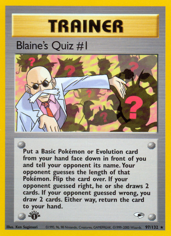 Blaine's Quiz #1 (97/132) [Gym Heroes 1st Edition] | Gauntlet Hobbies - Angola