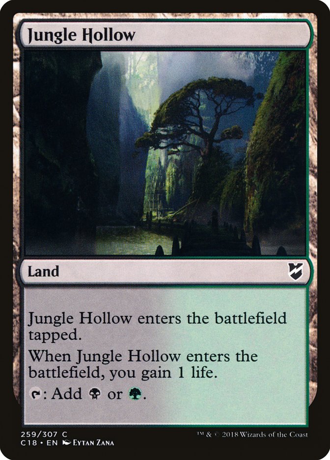 Jungle Hollow [Commander 2018] | Gauntlet Hobbies - Angola