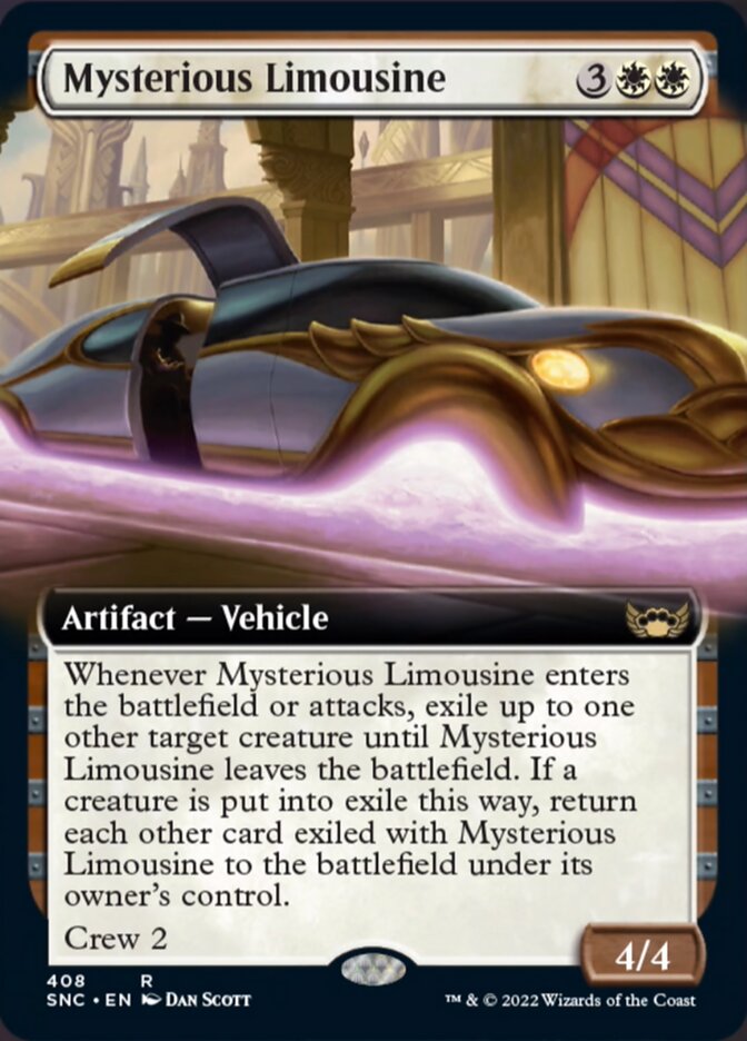 Mysterious Limousine (Extended Art) [Streets of New Capenna] | Gauntlet Hobbies - Angola