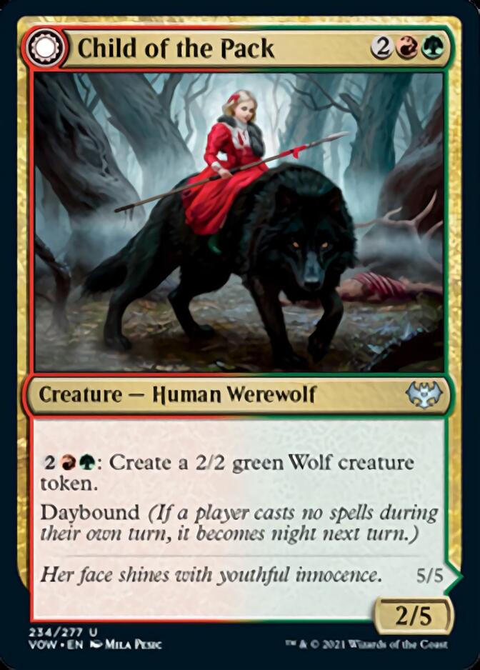 Child of the Pack // Savage Packmate [Innistrad: Crimson Vow] | Gauntlet Hobbies - Angola