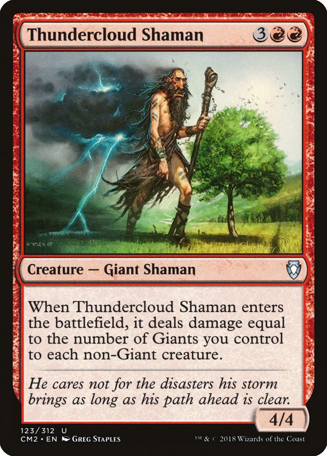 Thundercloud Shaman [Commander Anthology Volume II] | Gauntlet Hobbies - Angola