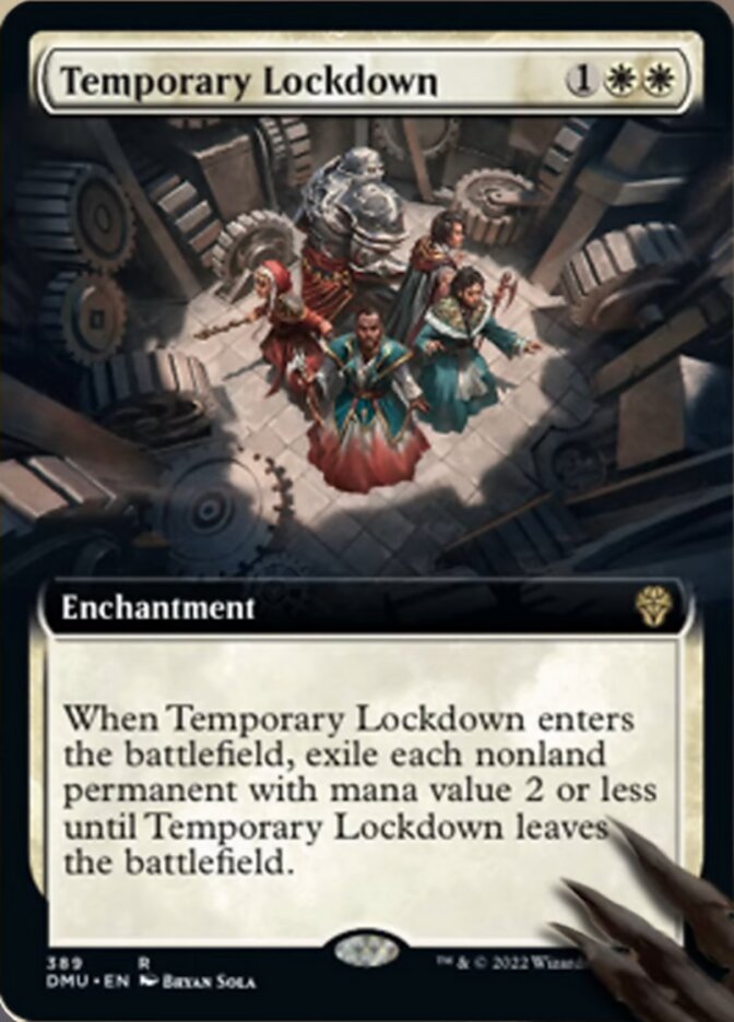 Temporary Lockdown (Extended Art) [Dominaria United] | Gauntlet Hobbies - Angola