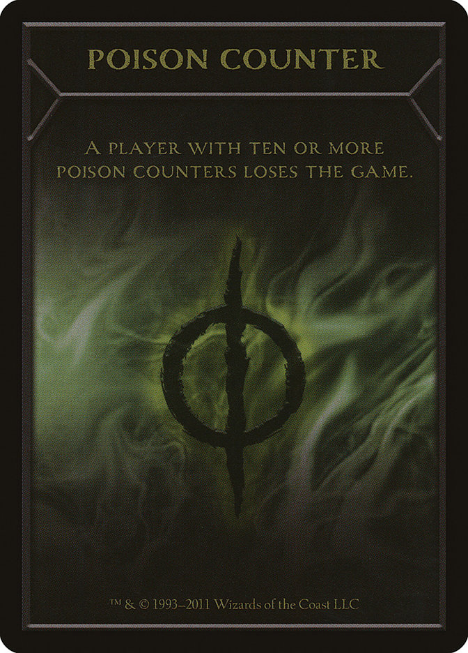 Poison Counter [New Phyrexia Tokens] | Gauntlet Hobbies - Angola