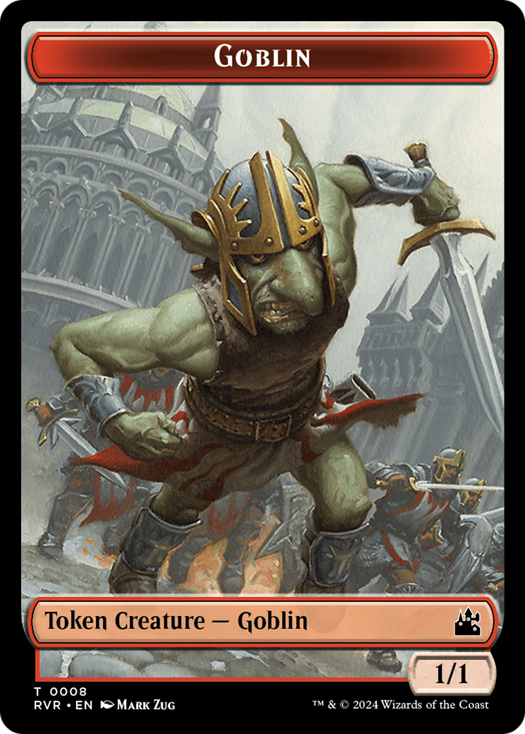 Goblin (0008) // Zombie Double-Sided Token [Ravnica Remastered Tokens] | Gauntlet Hobbies - Angola