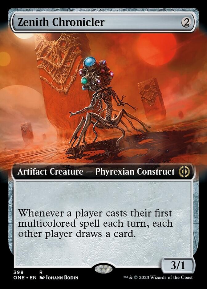 Zenith Chronicler (Extended Art) [Phyrexia: All Will Be One] | Gauntlet Hobbies - Angola