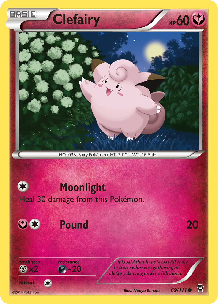 Clefairy (69/111) [XY: Furious Fists] | Gauntlet Hobbies - Angola