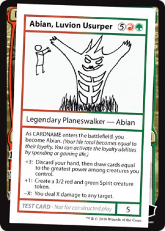 Abian, Luvion Usurper (2021 Edition) [Mystery Booster Playtest Cards] | Gauntlet Hobbies - Angola
