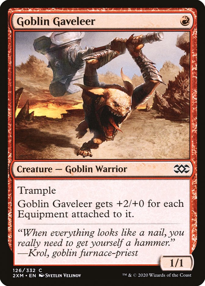 Goblin Gaveleer [Double Masters] | Gauntlet Hobbies - Angola