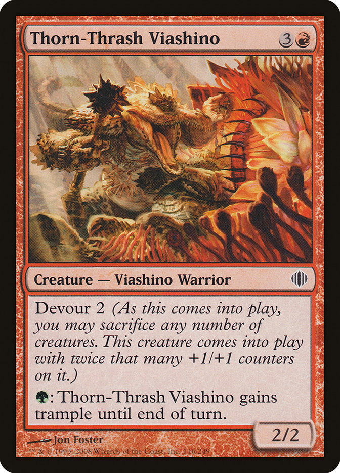 Thorn-Thrash Viashino [Shards of Alara] | Gauntlet Hobbies - Angola