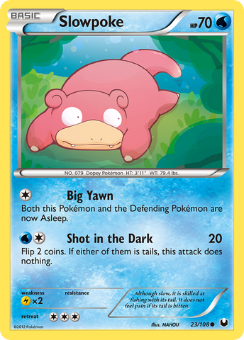 Slowpoke (23/108) [Black & White: Dark Explorers]